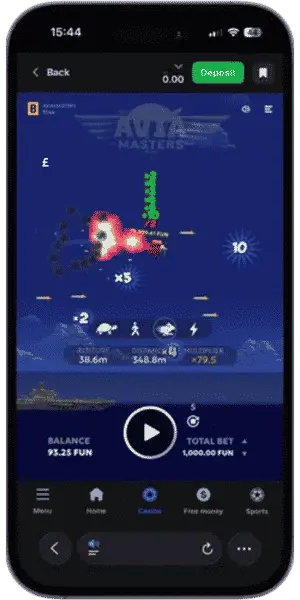Avia Masters demo Start Play Demo