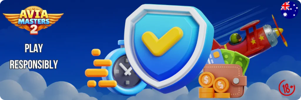 Aviamasters2 Shield timer and wallet with an 18+ sign