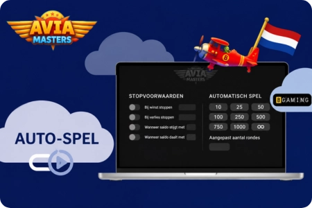 Aviamasters-autoplay-instellingen voor Nederlandse spelers met aantal rondes en toegelichte stopvoorwaarden